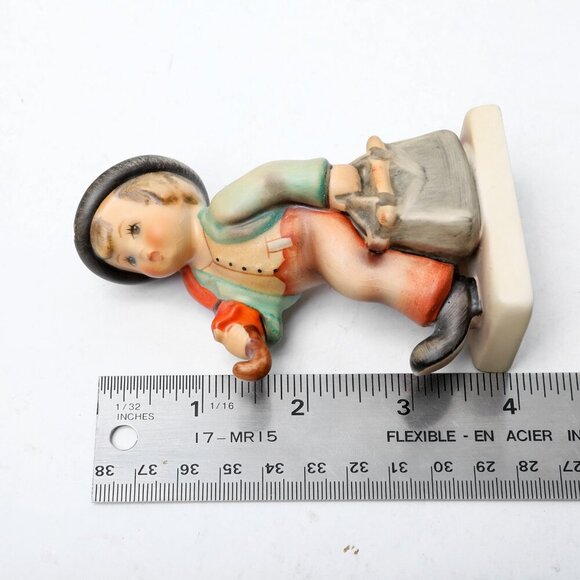 Vintage M. J. Hummel Merry Wanderer Porcelain Figurine #11 2/0 Western Germany - Picture 6 of 7